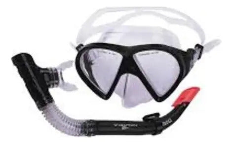 Set Máscara + Snorkel Para Natación Y Buce Multicolor
