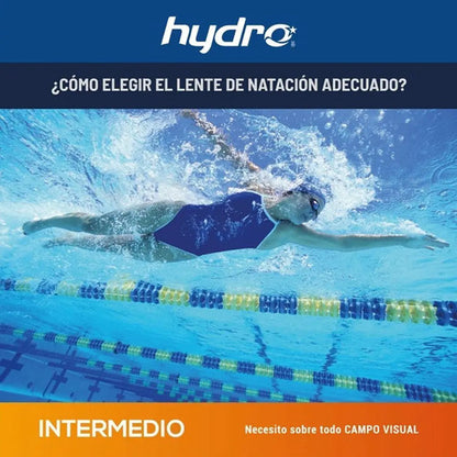 Lentes De Natación Hydro Unibody Negro Mmsports Negro