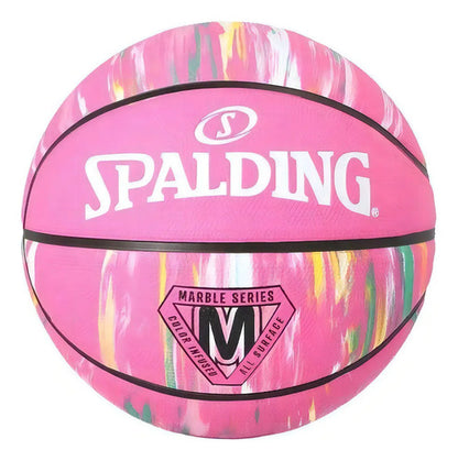 Pelota Basketball Spalding No.6 Marble Series Rosa