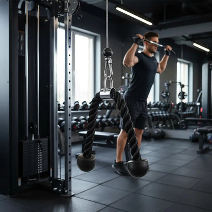 Cuerda Polea Para Triceps Doble Entrenamiento Pesas
