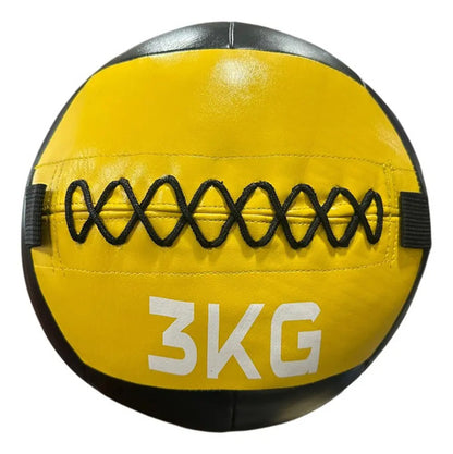 Wall Ball 3 Kg Pelota De Entrenamiento Funcional Amarillo