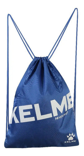 Bolso Deportivo Impermeable Kelme Azul De Nylon Liso