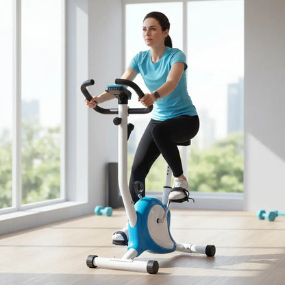 Bicicleta Fija Ergométrica Spinning Altura Regulable Knex Multicolor