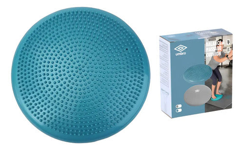 Disco Equilibrio Umbro Bosu Inflable Balance Entrenamiento Color Gris