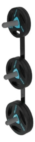 Soporte Para Discos Olímpicos 3 Posiciones Livepro Negro