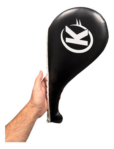 Palmetas Artes Marciales Profesional Alta Calidad Taekwondo Negro