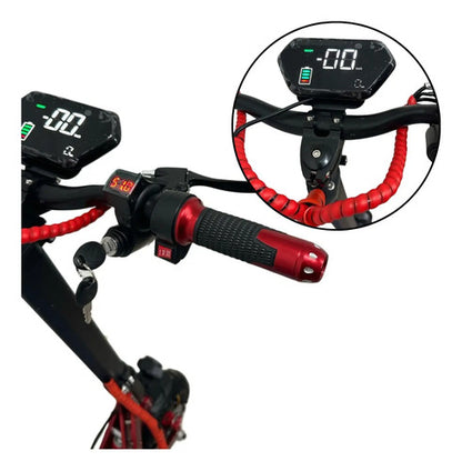 Monopatin Eléctrico Plegable K'nex 1600w Negro