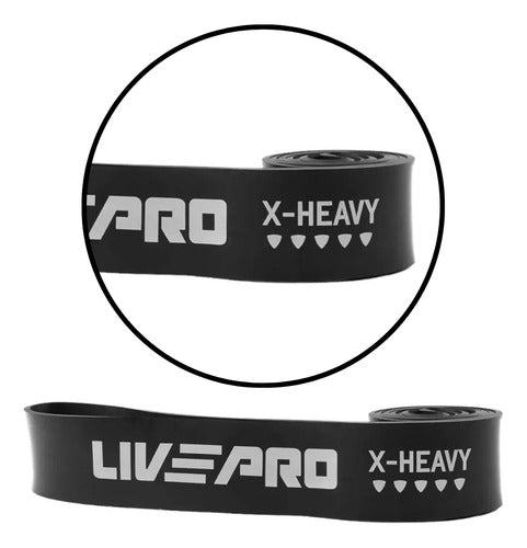 Super Bandas Entrenamiento Xl Livepro Negro