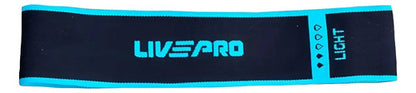 Miniband En Tela S Espalda Bandas Látex Antideslizante Pro Negro