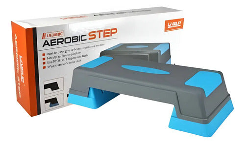 Step C Regulable Fitness Livepro Gris