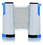 Red Retráctil Para Ping Pong Tenis De Mesa Regulable Azul