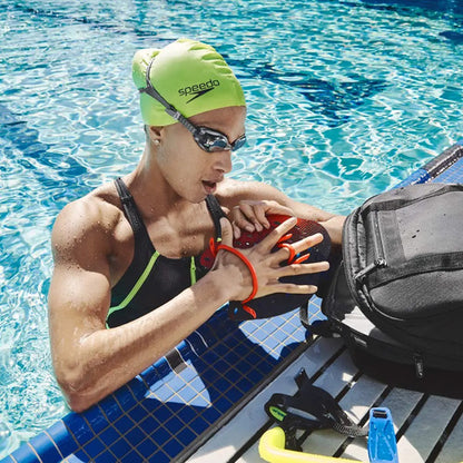 Gorro De Natación Elastomérico De Silicona Speedo, Unisex, Azul P Liso