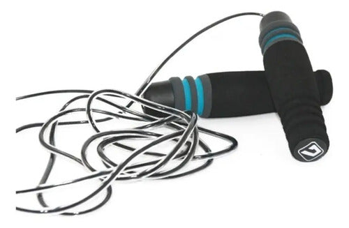 Cuerda De Entrenamiento Saltar - Livepro Negro