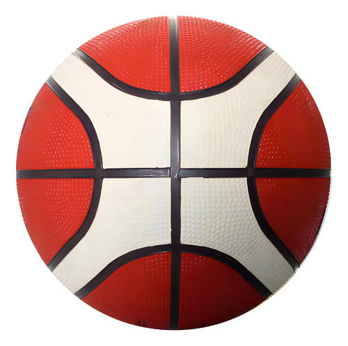 Pelota Basketball Molten Basket N°7 Goma Color Naranja