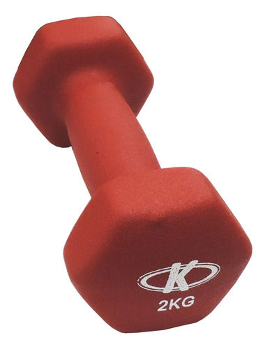 Pesa Para Aerobic Forrada En Pvc 3 Kg Multicolor