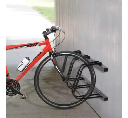 Soporte Zuba T039a 2 Bicicletas Pared 68x33 Cm Negro