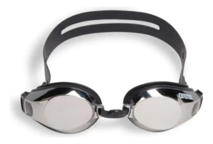 Antiparras Arena Zoom X-fit Mirror Natacion Aguas Abiertas Color Silver Black Black