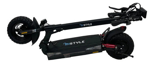 Scooter Eléctrico Mistyle Me800 Con 800w, Plegable Y Control Por App Negro