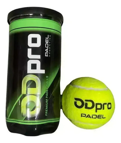 Tubo X2 Pelotas De Padel Odpro Mmsports Amarillo