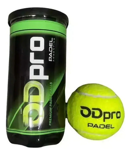 Tubo X2 Pelotas De Padel Odpro Mmsports Amarillo