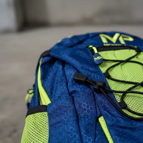 Mochila Natación Michael Phelps 31.5 L Impermeable Deportiva Azul Neón Geométrico