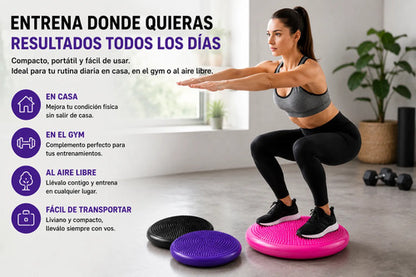 Pack X3 Disco De Equilibrio Massage Pillow 30 Cm Pilates Surtido