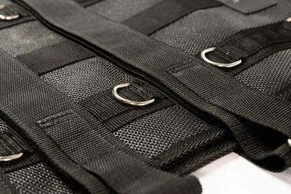 Chaleco De Traccion Para Potencia Bandas Elasticas Kallango® Negro
