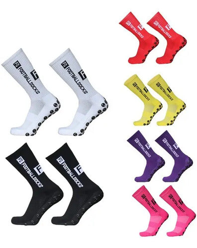 Medias Antideslizantes Fs Pro - Pack X 3 Unico (38 Al 44)