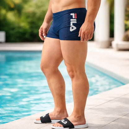 Boxer Natación Sunga Piscina Fila Side Print Mmsports