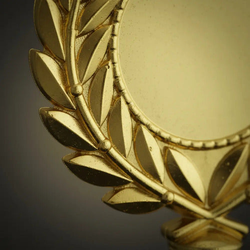 Copa Mini Laureles Trofeo Pequeño Decorativo Reconocimiento Dorado