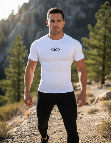 Camiseta Remera Térmica Manga Corta Adulto Mmsports