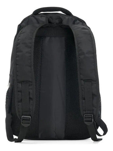 Mochila Sm Urbana 25 L Con Compartimentos - Negra Negro Liso