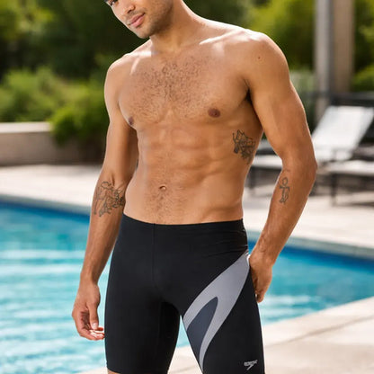 Malla Natacion Jammer Speedo Hyperboom Mmsports Negro Estampado 32