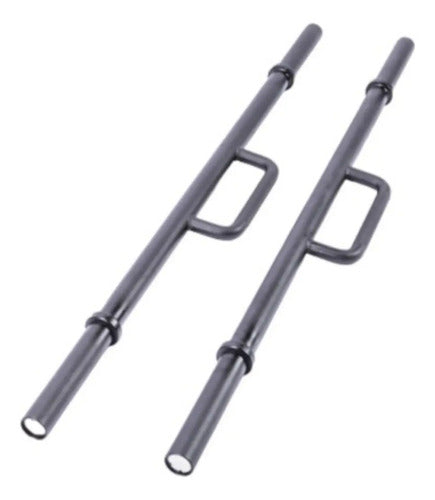 Barra Profesional Olimpica Farmers Walk 12,5kg Livepro Negro