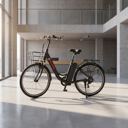 Bicicleta Electrica Bici Modelo Madrid Rodado 26x1.95 250w Negro M