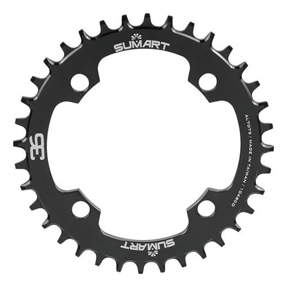 Monoplato De Cadena Redondo Bicicleta Rcr104-36t Sumart Color Negro