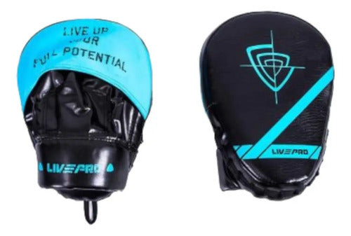 Foco Boxeo Pro Entrenamiento Artes Marciales Livepro Azul