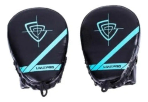 Foco Boxeo Pro Entrenamiento Artes Marciales Livepro Azul