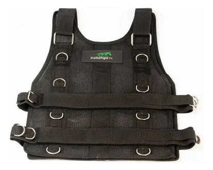 Chaleco De Traccion Para Potencia Bandas Elasticas Kallango® Negro