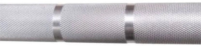 Barra Olímpica 20 Kg Profesional 4 Rodamientos 2.2 Mts Plateado