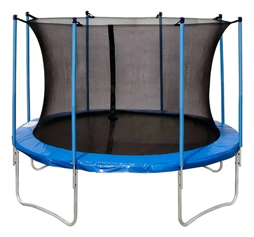 Cama Elástica C/red 3,66 Metros - K'nex Negro Azul