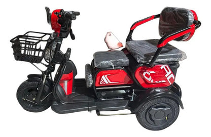Triciclo Eléctrico Moto Potencia 1200w Autonomía 35km Multicolor