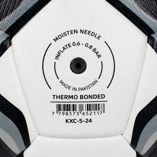 Pelota Fútbol Kx Strike Thermosellada Oficial N°5 Mmsports Blanco/negro