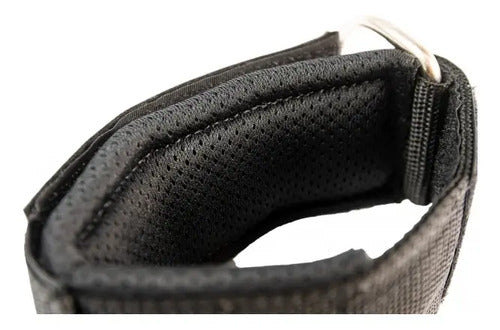 Tobillera Para Polea Maquina Acolchonada Kallango Negro