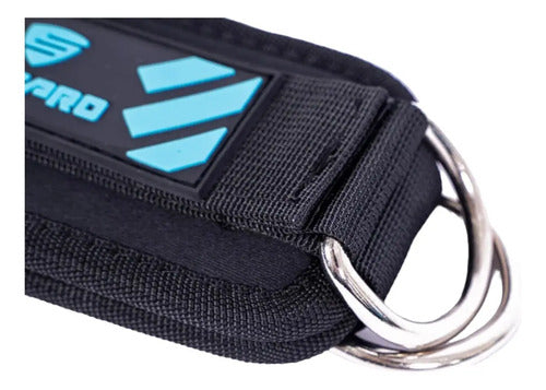 Tobillera Para Polea Maquina Gimnasio Entrenamiento Livepro Negro