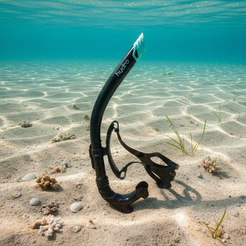 Snorkel Frontal Para Natación Hydro 1.0 Entrenamiento Color Negro