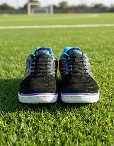 Botín Kelme Futsal Elite – Negro/Blanco