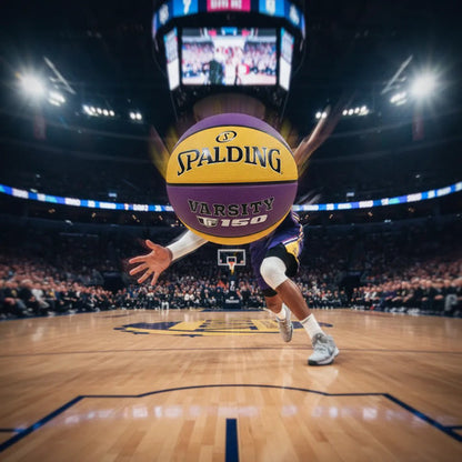 Pelota Básquet Spalding Varsity Violeta/ama N°7 Mmsports Amarillo