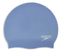 Gorra De Natación Speedo Para Pelo Largo Azul Acero Lisa U