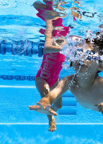 Lente Natacion Spider Kids Blanco Arena